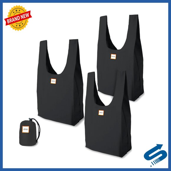 Foldable Reusable Shopping Bags Set Luxury Quality Compact Pouch Machine